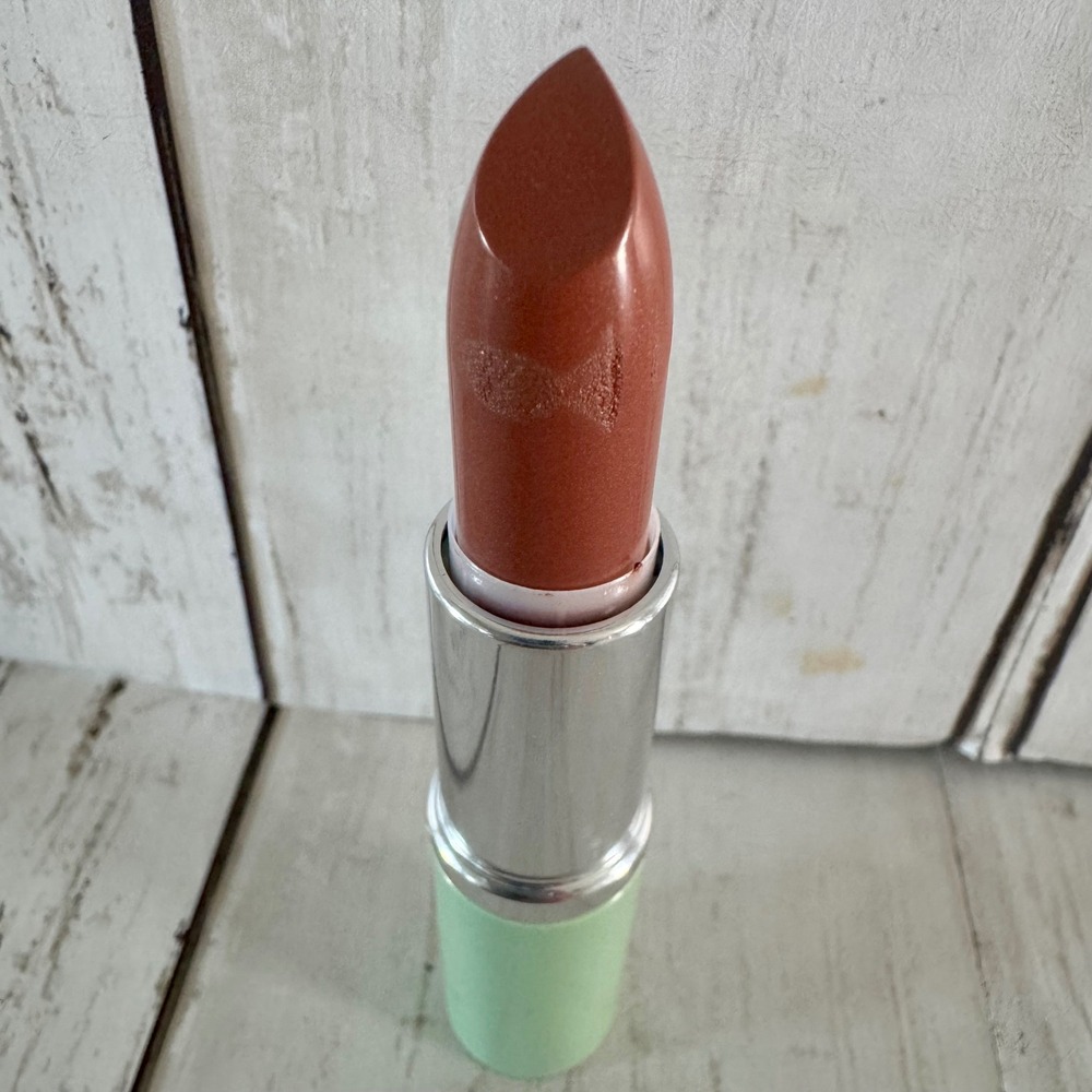 Clinique 20 Rose Spectrum High Impact SPF 15 Lipstick Pink Shimmer Green Case - Picture 2 of 4